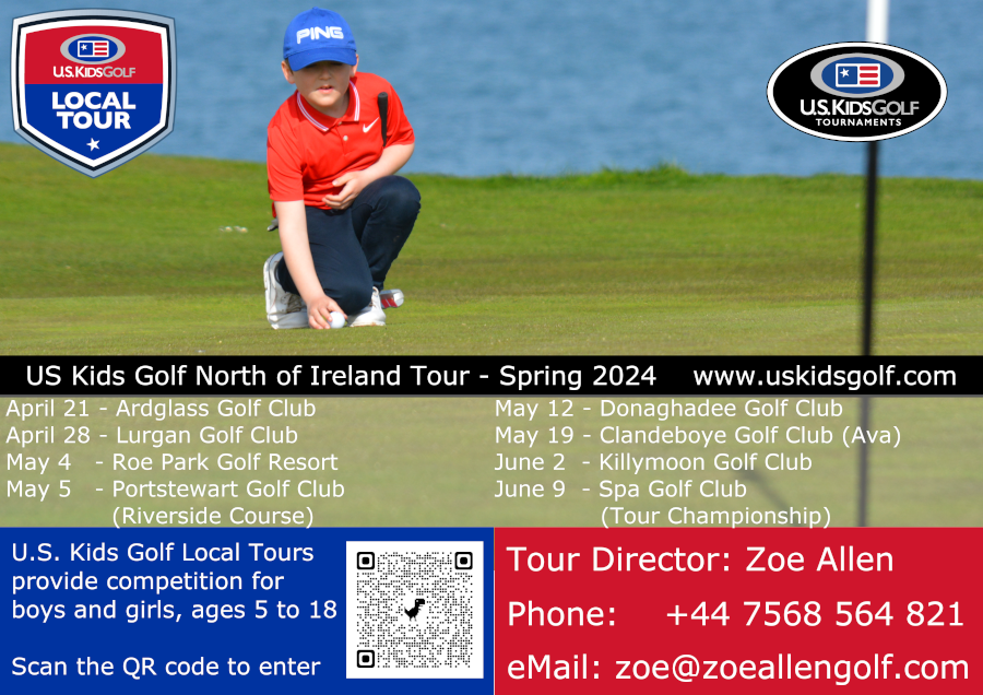 U.S. Kids Golf North of Ireland Spring Tour 2024